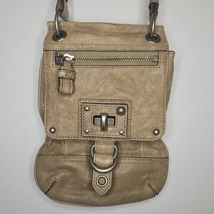 Juicy Couture Small Genuine Leather Crossbody Bag